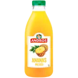 Jus réfrigéré ananas sans sucres ajoutés ANDROS - Bouteille 1L