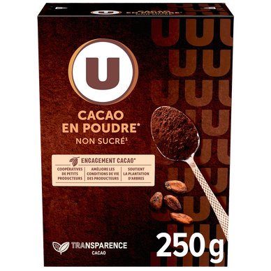 Cacao en poudre non sucré 250g