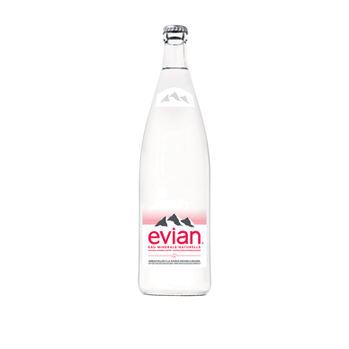 Eau minérale naturelle plate EVIAN - 1L bouteille consignée