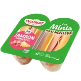 Sandwich mini viennois jambon emmental DAUNAT, 2x65g