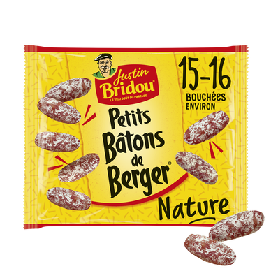 Saucisson Petits Bâton de Berger - JUSTIN BRIDOU - 100g - 16 bouchées