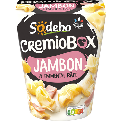 Pastabox Cremiobox jambon emmental SODEBO 280g