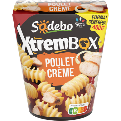 Radiatori poulet creamy oignons SODEBO 400g