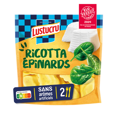 Girasoli ricotta épinard LUSTUCRU, x8 250g