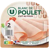 Blanc de Poulet - x2 tranches, 80g