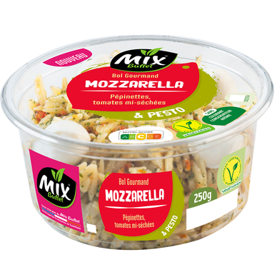 Bol gourmand mozzarella pépinette tomates séchées MIX 250g