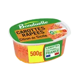 Carottes râpées au citron de Sicile de nos producteurs BONDUELLE 500g
