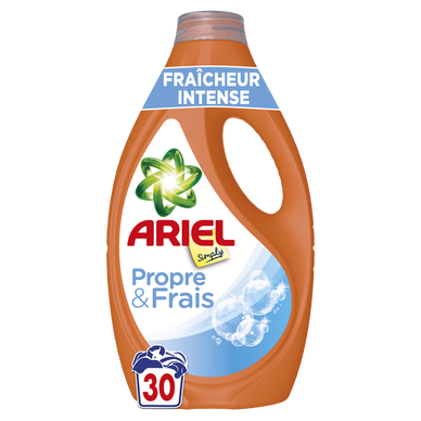 Lessive liquide ARIEL détergent Intense 30 lavages 1,35L