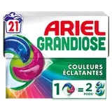 ARIEL - Lessive en doses - Soin couleurs & noir - 21 lavages - 762 g