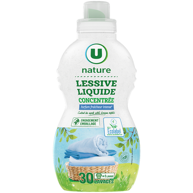 Lessive liquide - Fraîcheur intense - 30 lavages - 0.96 l