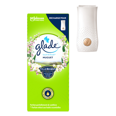 Désodorisant Recharge Touch&Fresh Muguet aux huiles essentielles GLADE, 10ml
