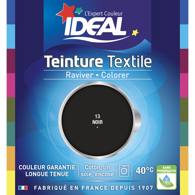 Teinture liquide maxi pour tissus noirs IDEAL