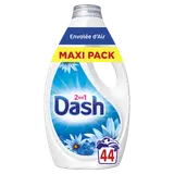 Lessive DASH 2en1 envolée d'air 44 lavages 1.98L