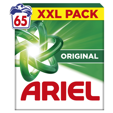 Lessive poudre ARIEL original 65 lavages 3,25kg