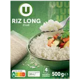 Riz long grain étuvé 10 minutes  4 sachets cuisson de 125g, 500g