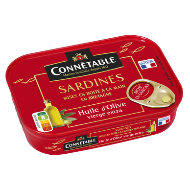 Sardines à l'huile d'olive vierge extra - CONNÉTABLE - 115g