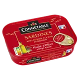 Sardines à l'huile d'olive vierge extra - CONNÉTABLE - 115g