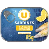 Sardines sauce citronnée  boîte de 135g