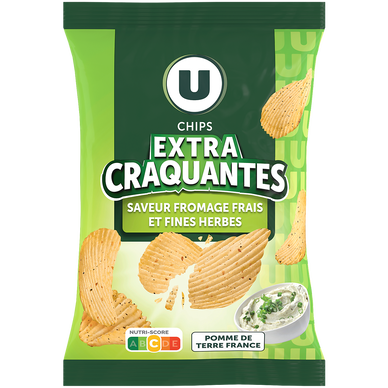 Chips saveur fromage frais - 135g