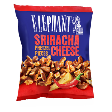 Bretzels éclats sriracha fromage ELEPHANT 125g