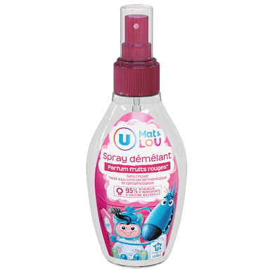 Spray capillaire démêlant Enfant , fruits rouges - 200ml