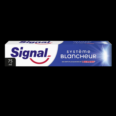 Dentifrice système blancheur charbon en 1 semaine SIGNAL 75ml