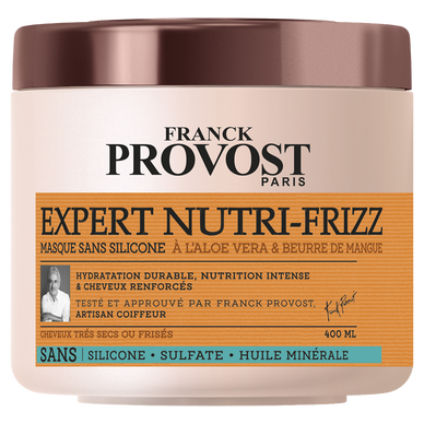 Masque capillaire jour expert nutrifrizz FRANCK PROVOST - pot 400ml