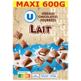 Céréales chocolatées fourrées au lait - paquet 600g