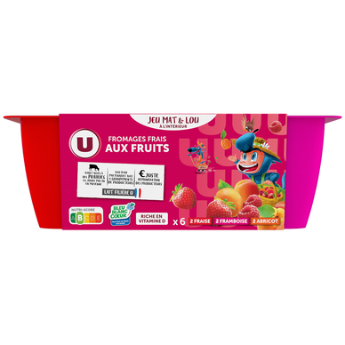 Fromage frais aux fruits - 6x100g