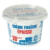 Crème fraîche épaisse, 30%MG - Pot 20cl
