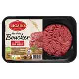 Mon haché Boucher, 12% MAT.GR, BIGARD, France, 2 pièces, barquette, 250g