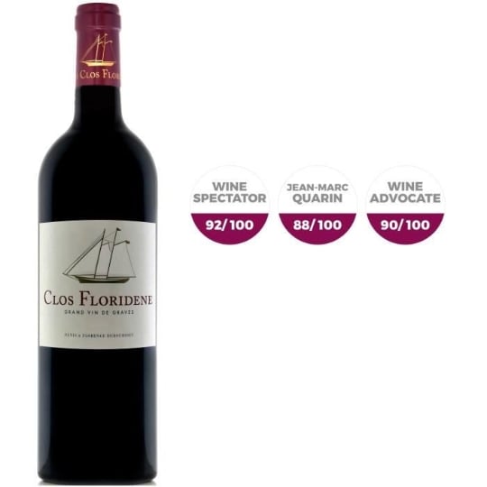 Clos Floridene 2017 Graves - Vin Rouge De Bordeaux