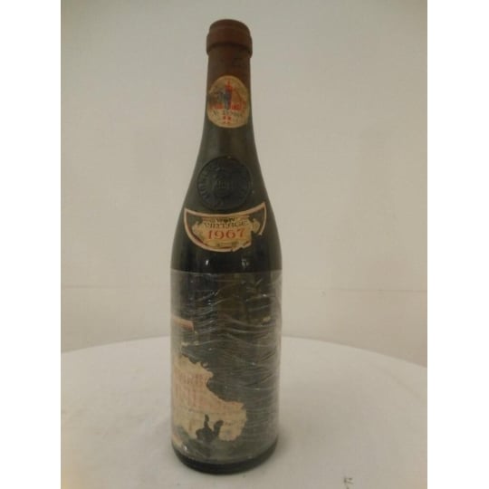 Barbera D'asti Calissano Rouge 1967 - Piémont Italie.