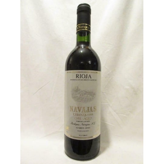 Navajas Rouge 1998 - Rioja Crianza Espagne