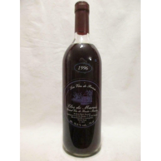 Jean-marie Boucart Les Vins De Roisin (vin De Fraises) Rouge 1996 - Belgique