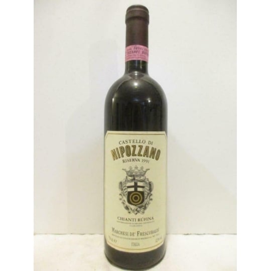 Chinati Rufina Castello Di Nipozzano Riserva Rouge 1991 - Toscane Italie