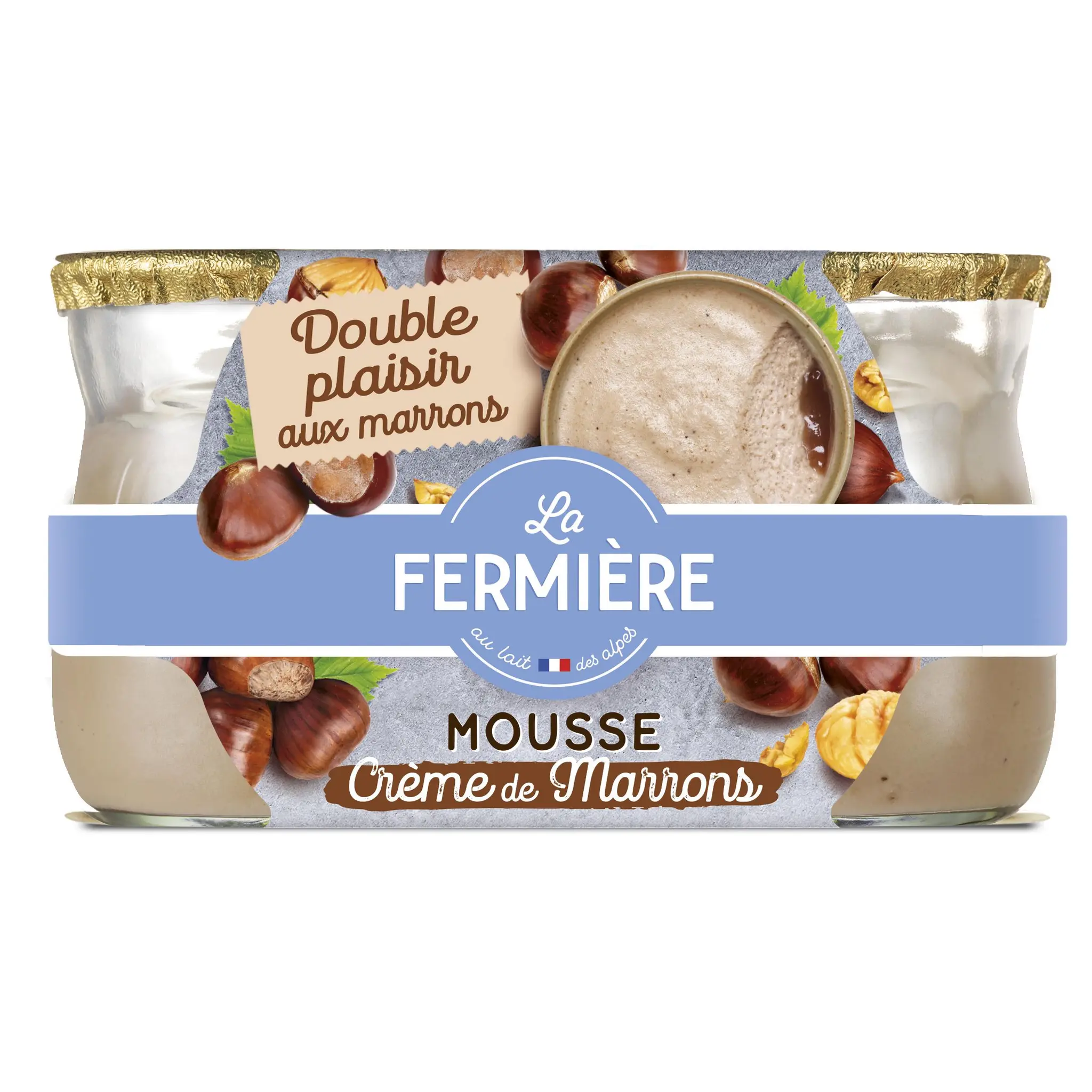 LA FERMIERE Mousse à la crème de marrons
