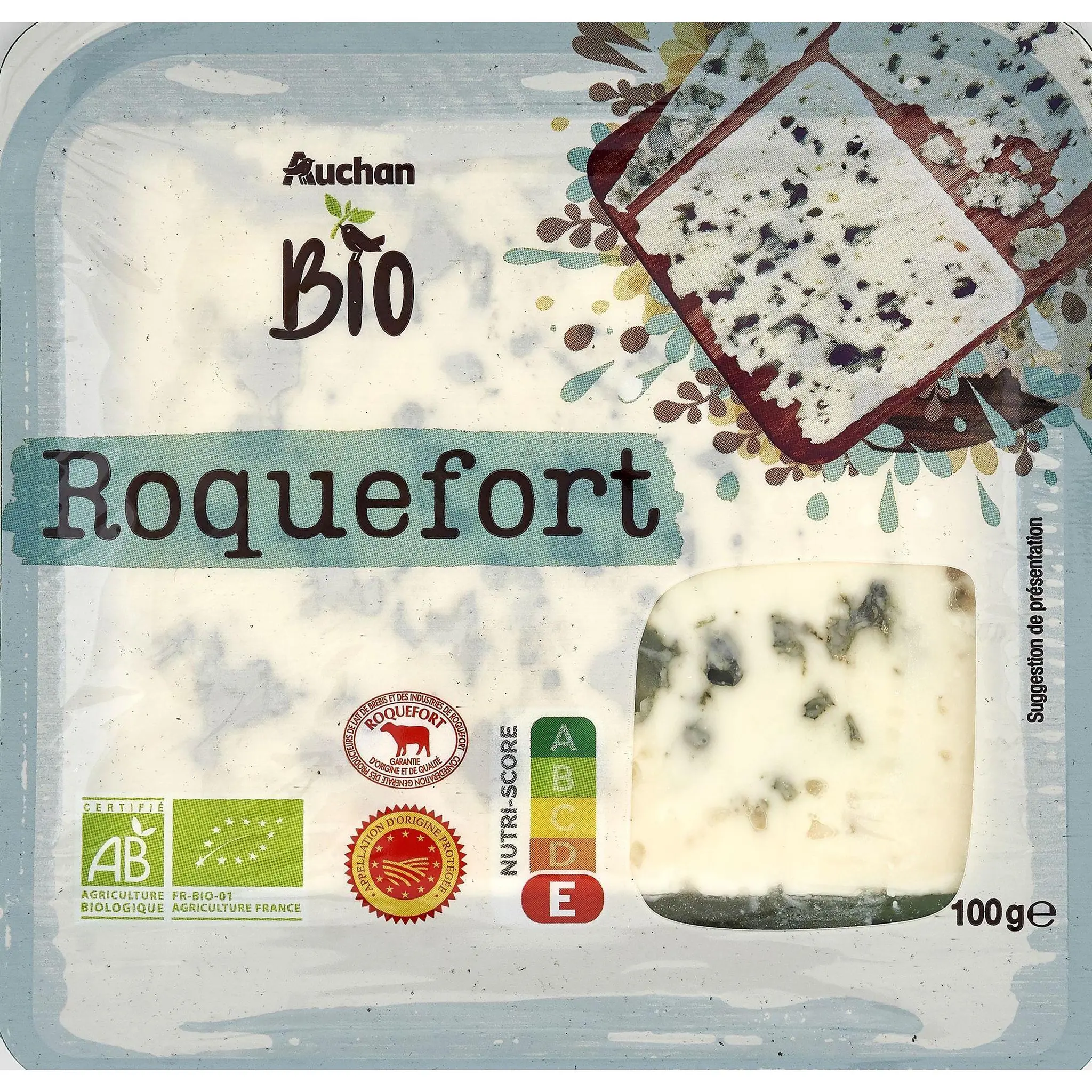 AUCHAN BIO Roquefort AOP bio