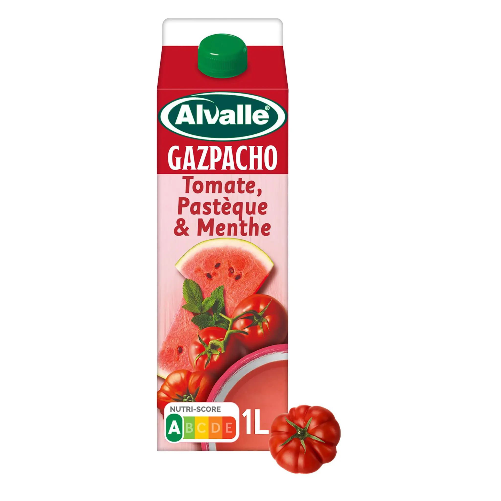 ALVALLE Gazpacho tomate, pastèque et menthe