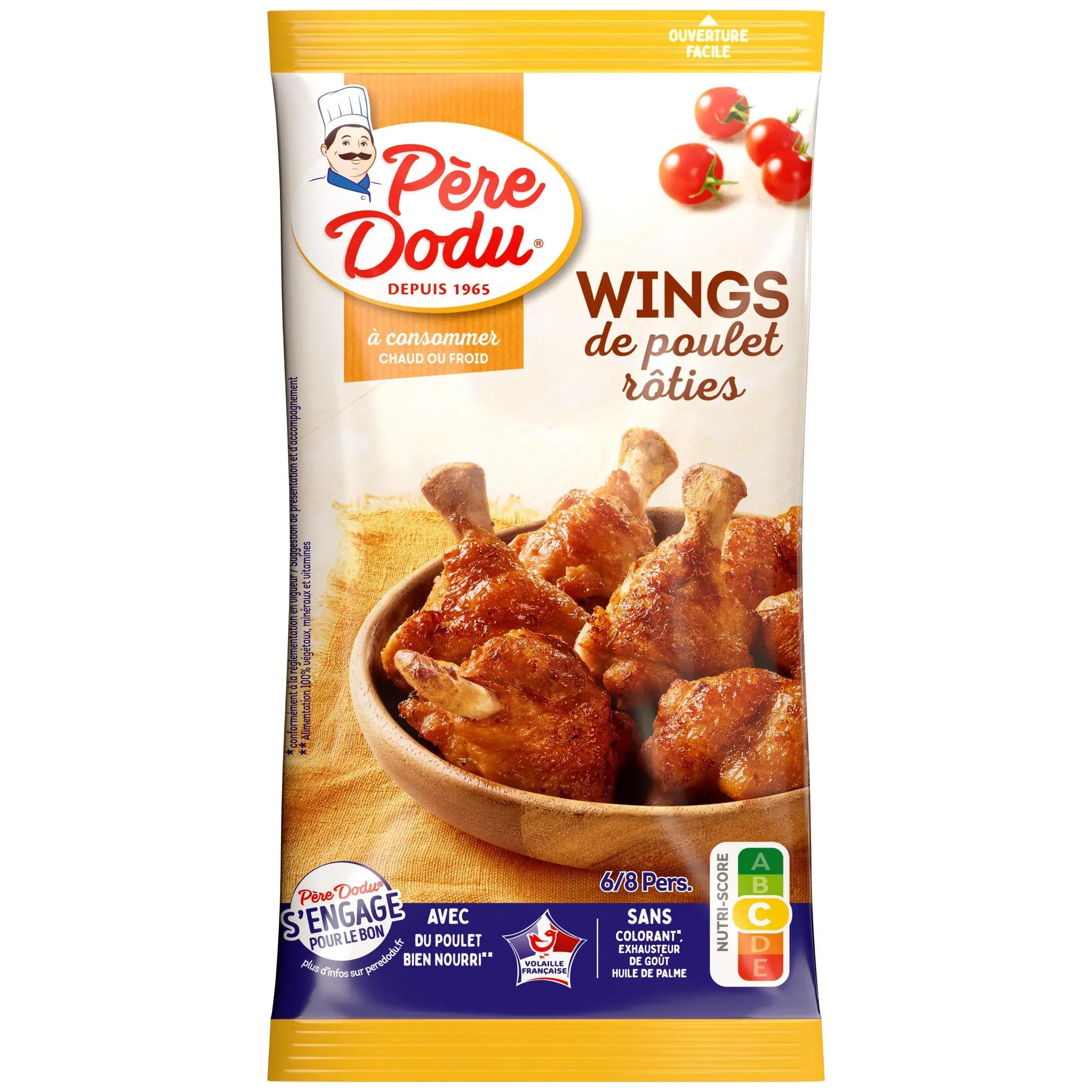 PERE DODU Wings de poulet rôti nature