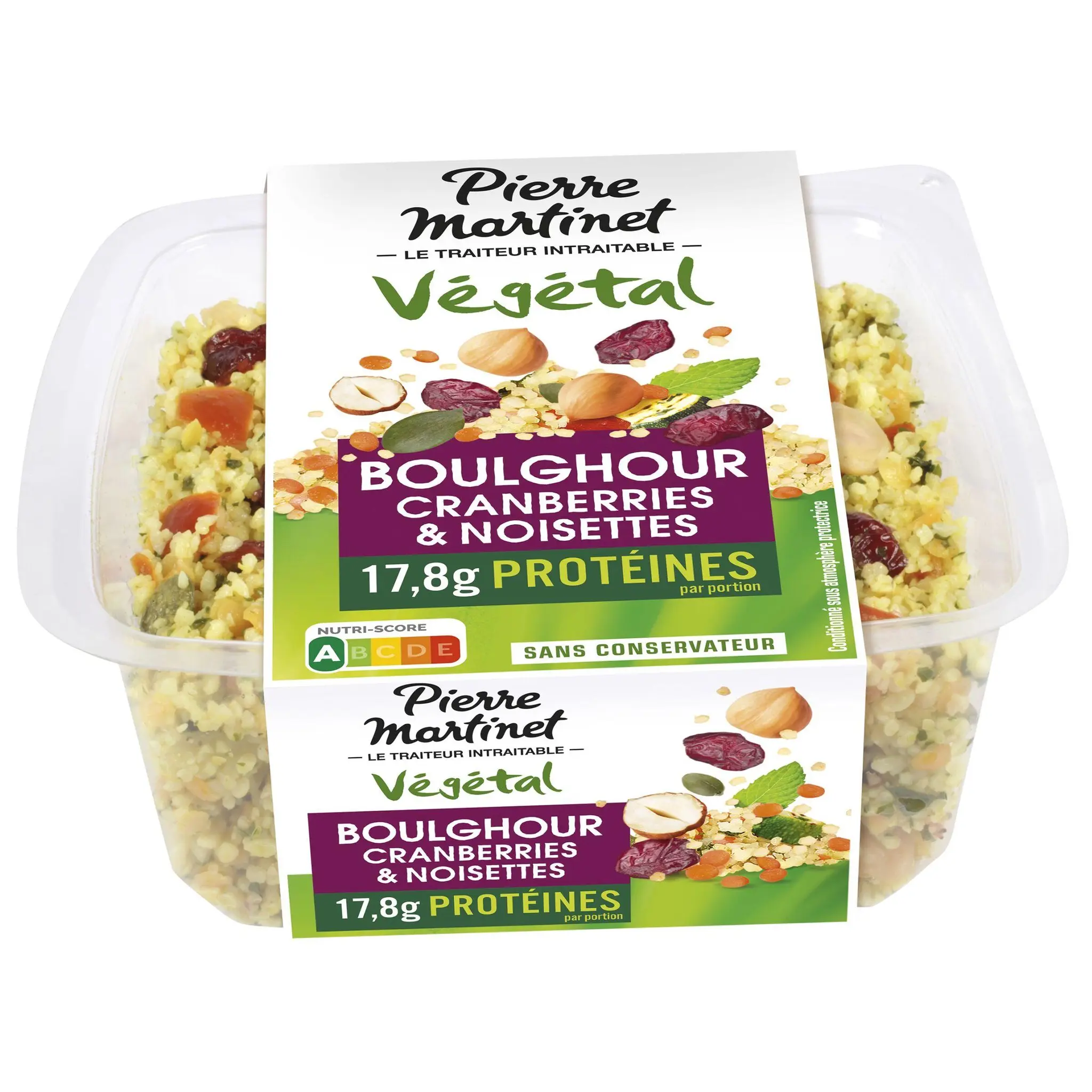 PIERRE MARTINET Salade de boulghour aux cranberries et noisettes