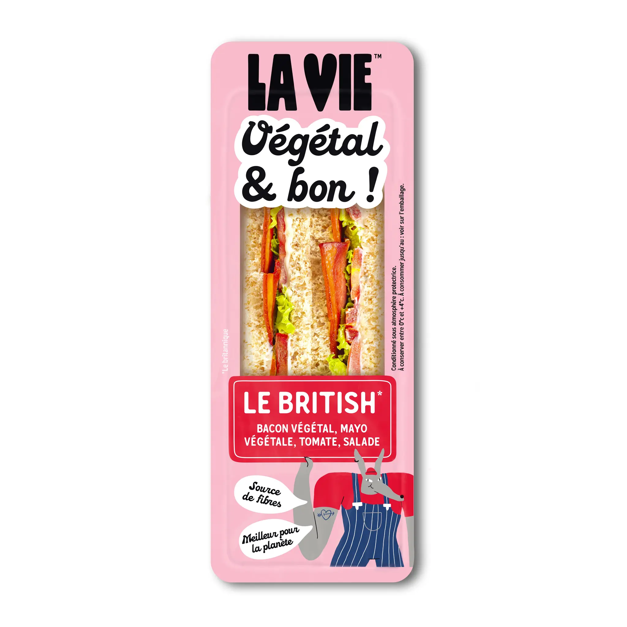 LA VIE Sandwich Le British végétal
