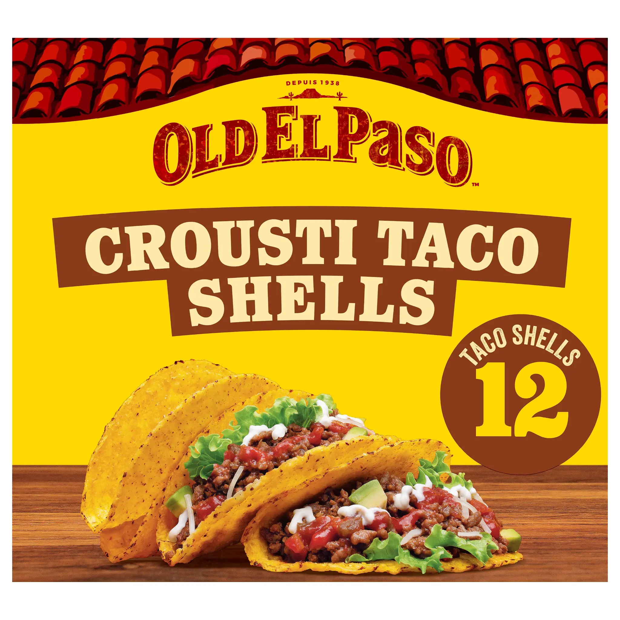 OLD EL PASO Coquilles de maïs pour taco sans conservateur