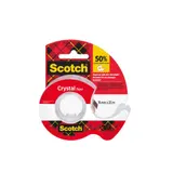 Scotch Ruban Adhésif Invisible Crystal + Dévidoir