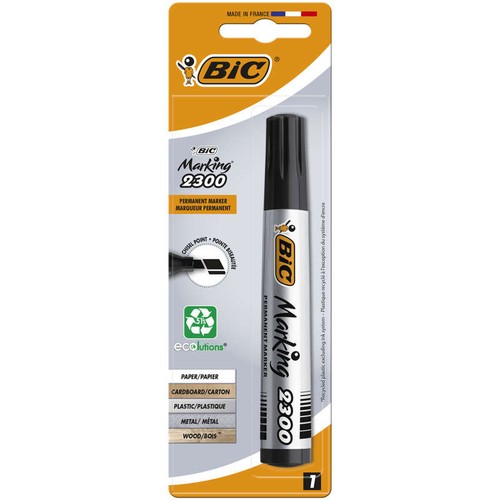 Bic Marqueur Permanent Noir