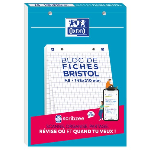 Oxford Bloc De Fiches Bristol x30
