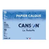 Canson Papier Calque Satiné, A4, 70Gr/M², 12 Feuilles