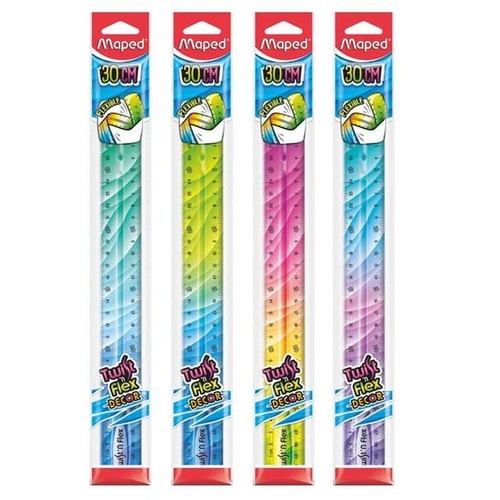 Maped Règle Twistnflex Décor 30Cm