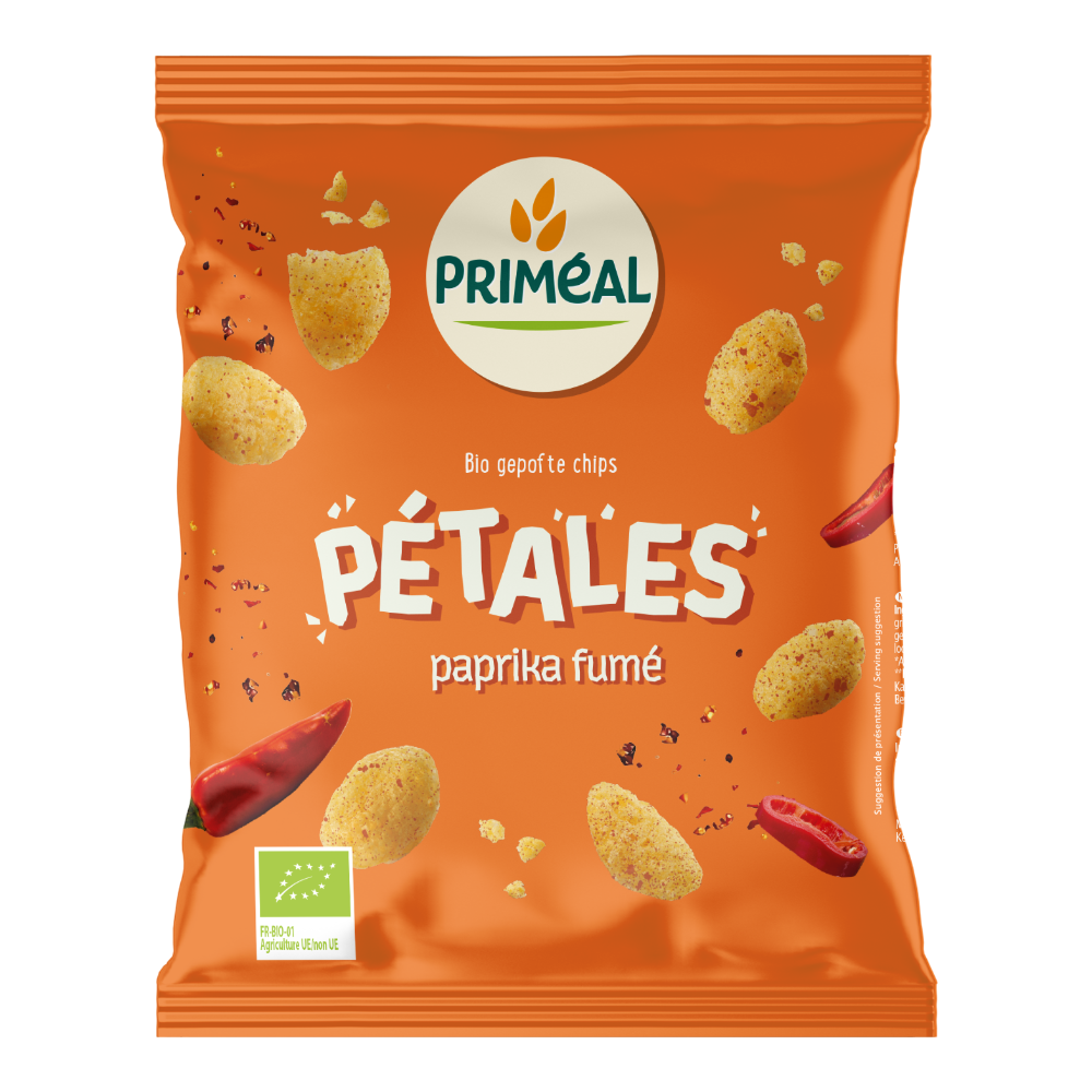 Chips pétales paprika fumé bio