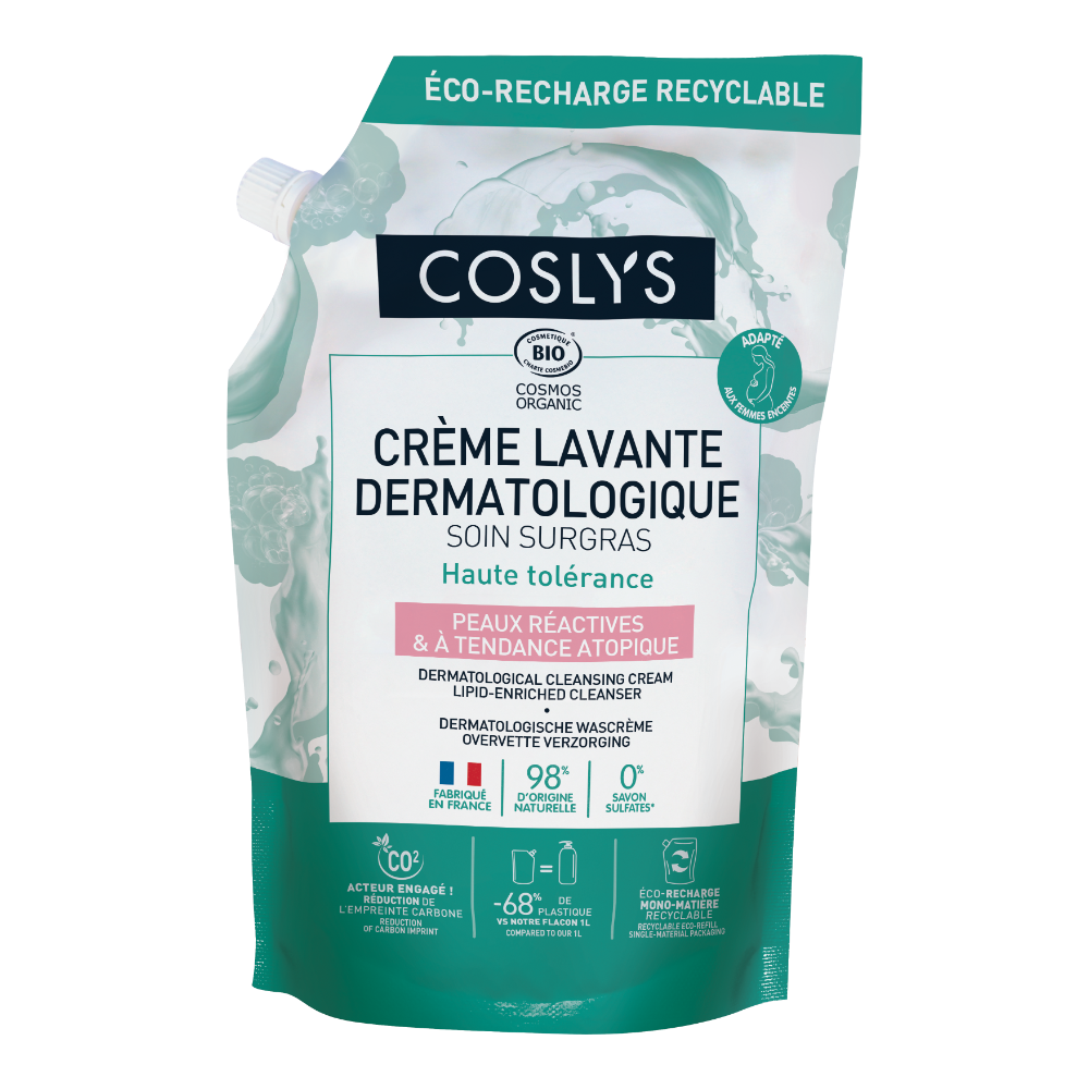 Eco-recharge crème lavante dermatologique